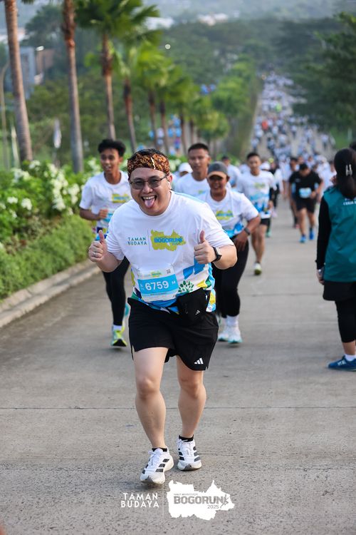 Race photo from Taman Budaya x BOGORUN 2025