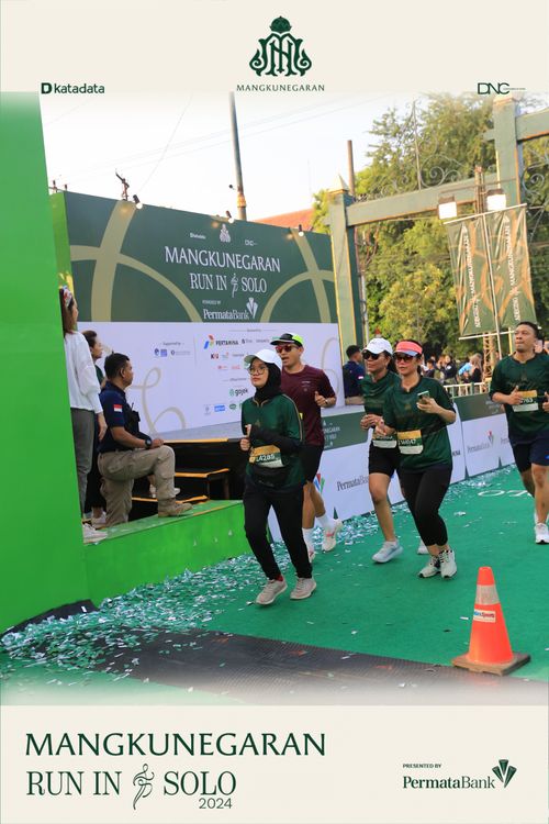 Race photo from Mangkunegaran Run 2024