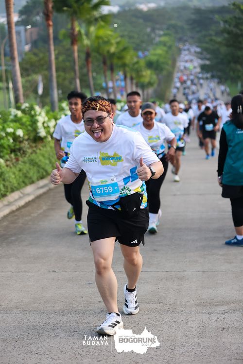 Race photo from Taman Budaya x BOGORUN 2025