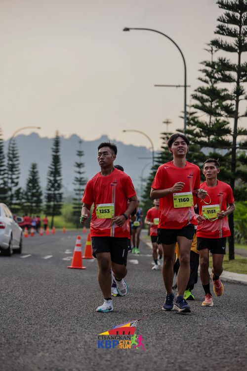 Race photo from CISANGKAN KBP CITY RUN 2025