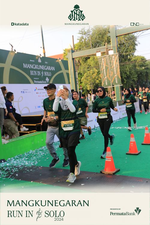 Race photo from Mangkunegaran Run 2024