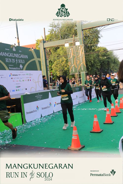 Race photo from Mangkunegaran Run 2024