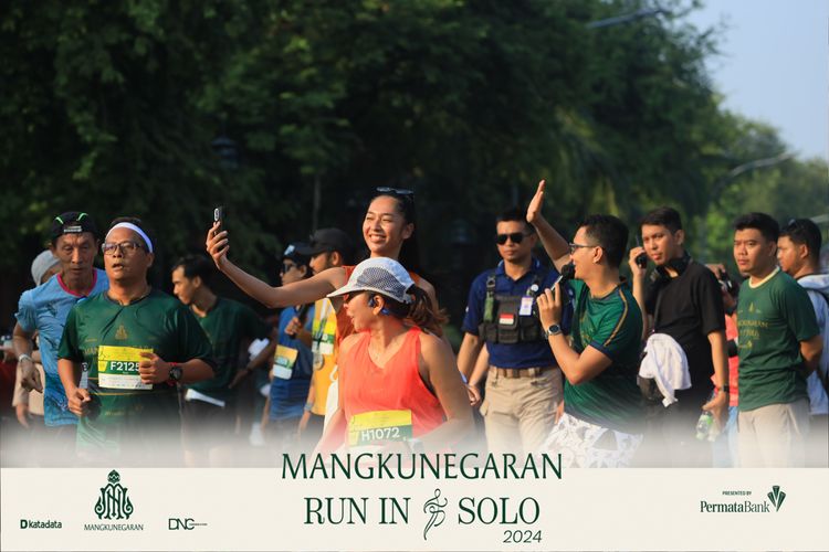 Race photo from Mangkunegaran Run 2024