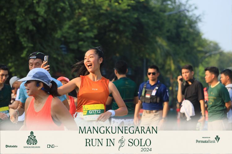 Race photo from Mangkunegaran Run 2024