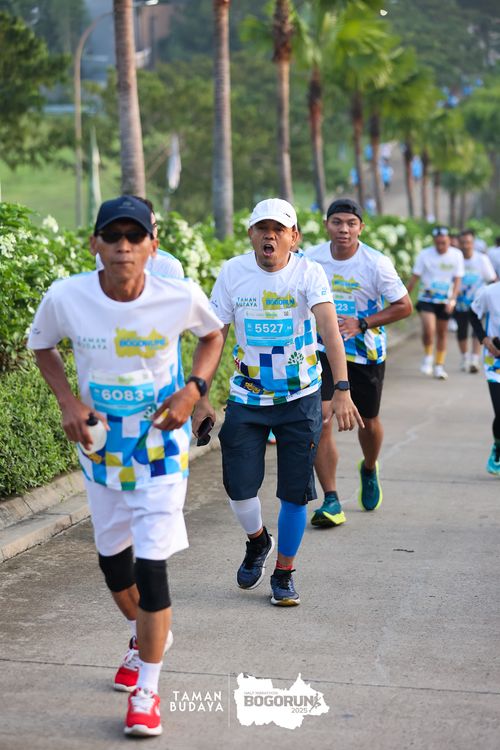Race photo from Taman Budaya x BOGORUN 2025