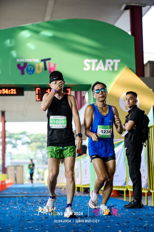 Race photo from BAF LIONS RUN 2024