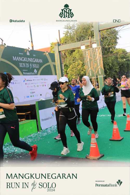Race photo from Mangkunegaran Run 2024