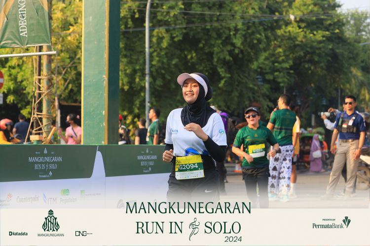 Race photo from Mangkunegaran Run 2024