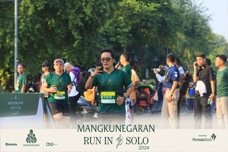 Race photo from Mangkunegaran Run 2024