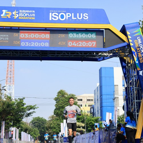Race photo from SURABAYA ISOPLUS MARATHON 2026