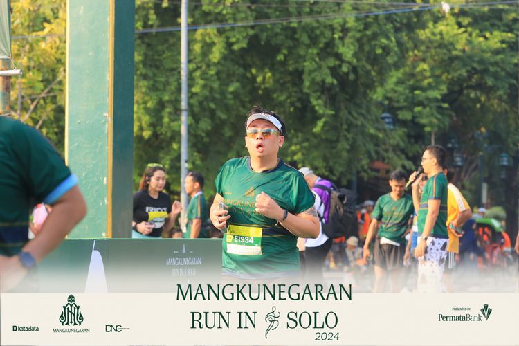 Race photo from Mangkunegaran Run 2024