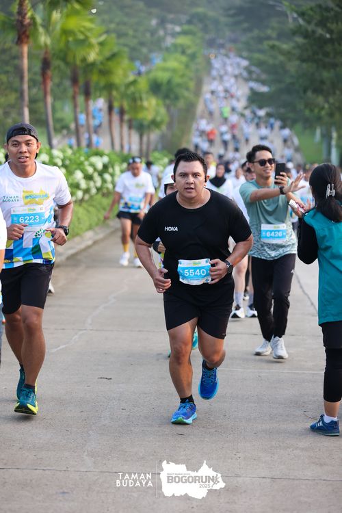 Race photo from Taman Budaya x BOGORUN 2025