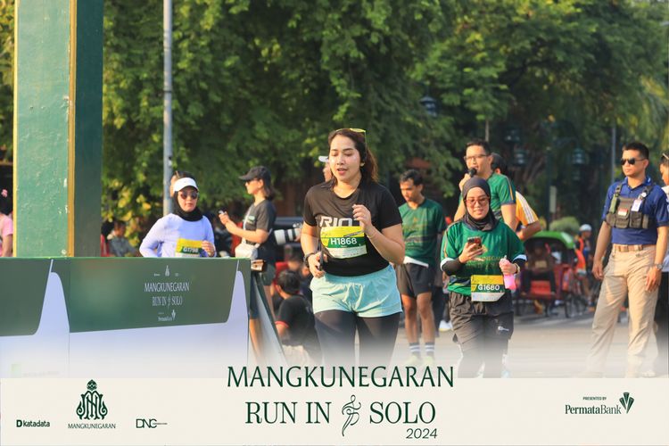Race photo from Mangkunegaran Run 2024