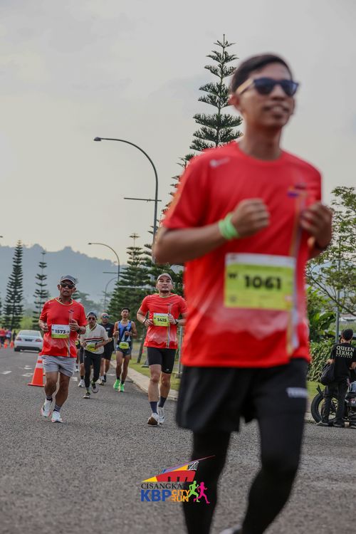 Race photo from CISANGKAN KBP CITY RUN 2025