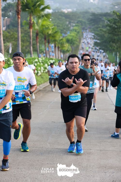 Race photo from Taman Budaya x BOGORUN 2025