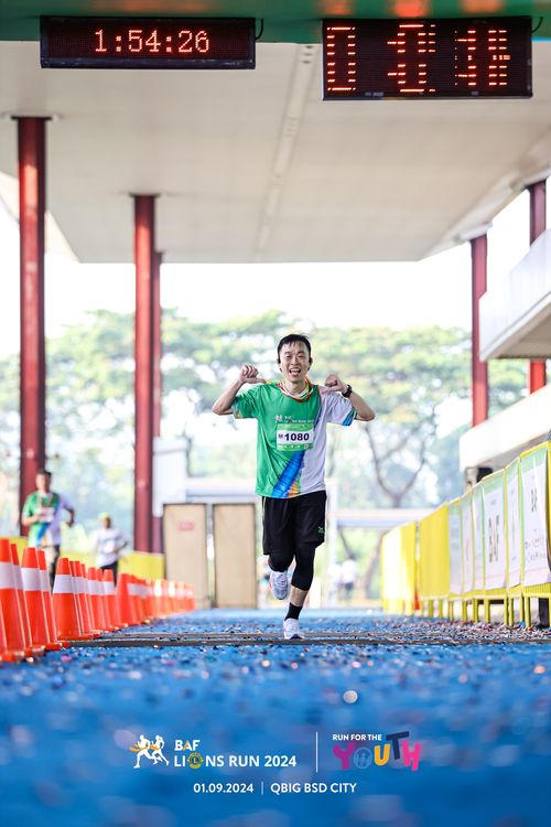Race photo from BAF LIONS RUN 2024
