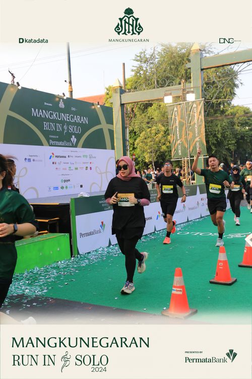 Race photo from Mangkunegaran Run 2024