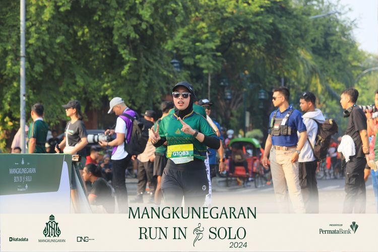 Race photo from Mangkunegaran Run 2024