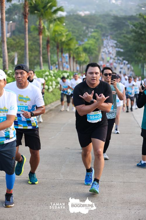 Race photo from Taman Budaya x BOGORUN 2025