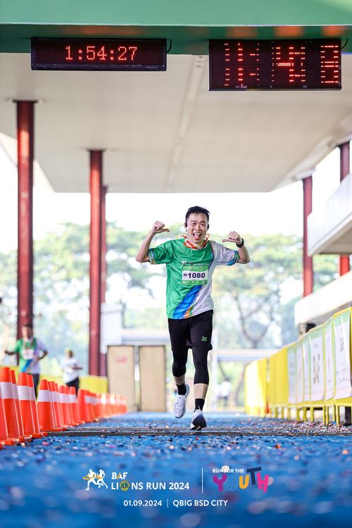Race photo from BAF LIONS RUN 2024