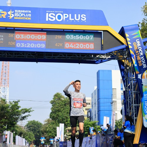 Race photo from SURABAYA ISOPLUS MARATHON 2026