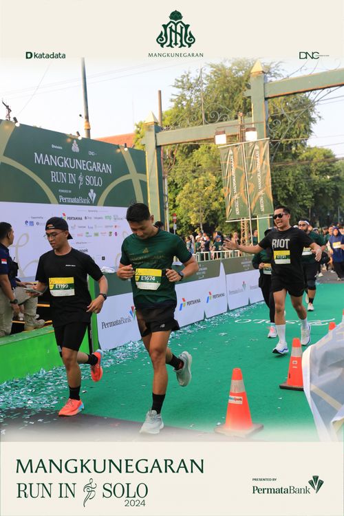 Race photo from Mangkunegaran Run 2024
