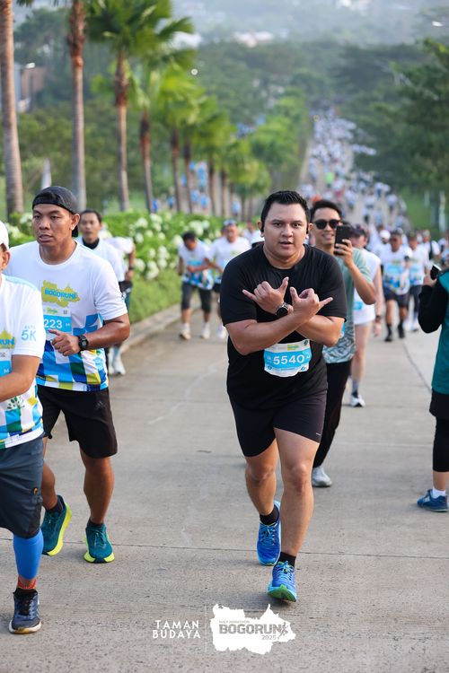 Race photo from Taman Budaya x BOGORUN 2025