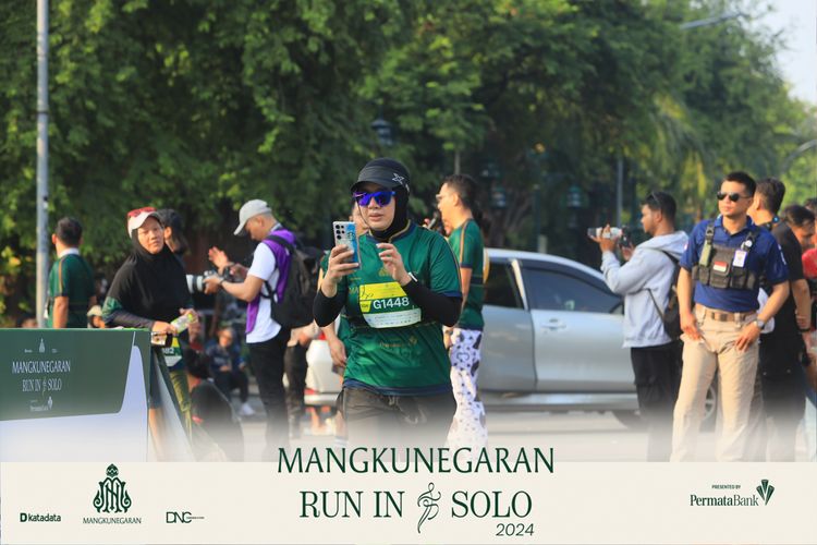 Race photo from Mangkunegaran Run 2024