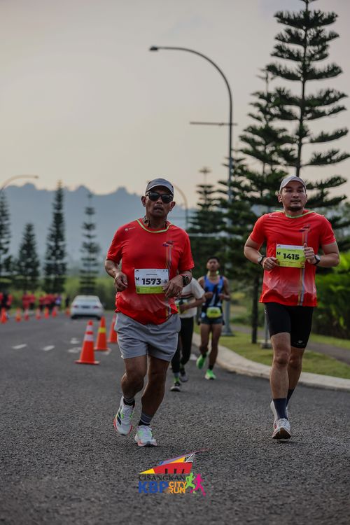 Race photo from CISANGKAN KBP CITY RUN 2025