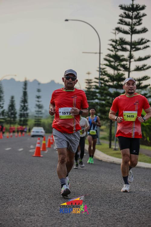 Race photo from CISANGKAN KBP CITY RUN 2025