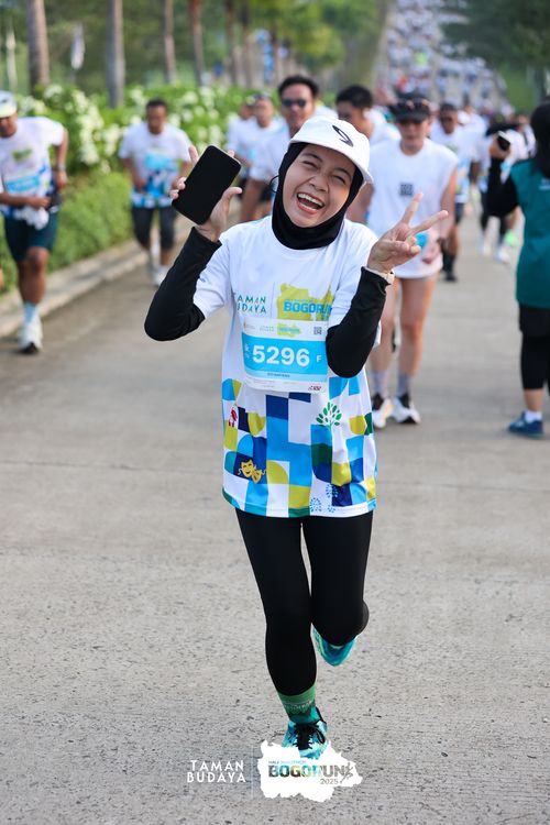 Race photo from Taman Budaya x BOGORUN 2025