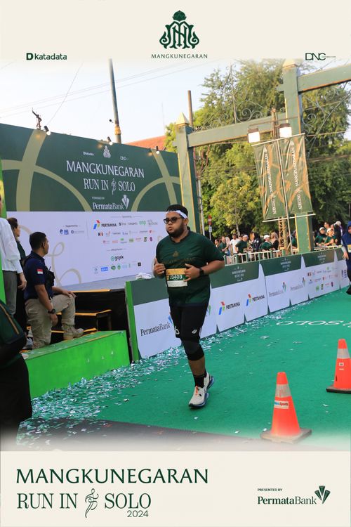 Race photo from Mangkunegaran Run 2024