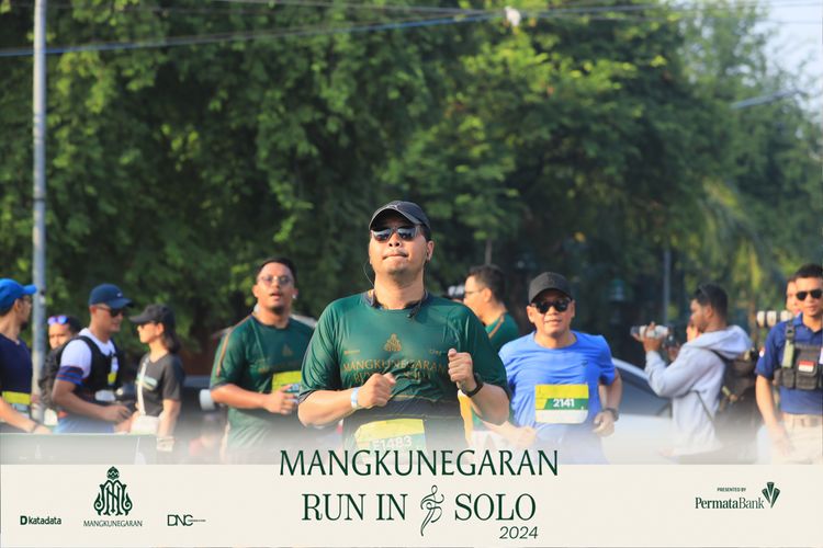Race photo from Mangkunegaran Run 2024