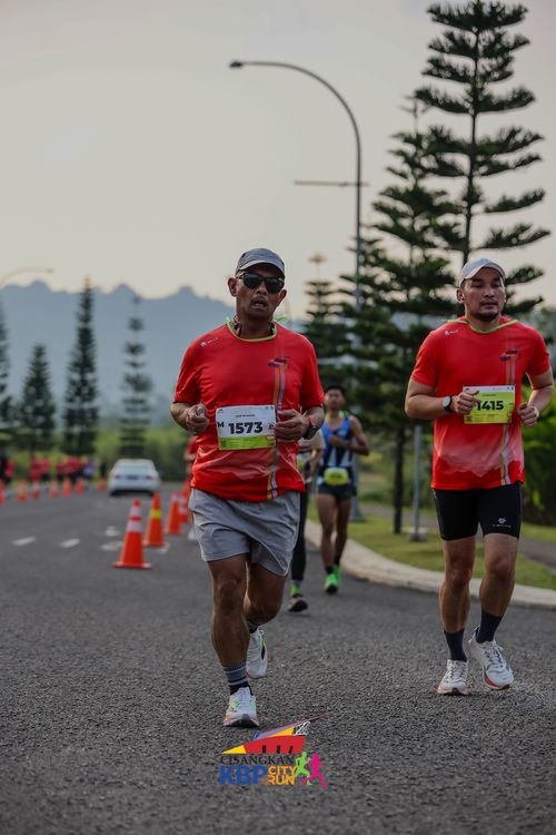 Race photo from CISANGKAN KBP CITY RUN 2025