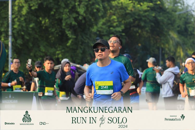 Race photo from Mangkunegaran Run 2024