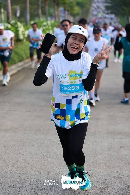 Race photo from Taman Budaya x BOGORUN 2025