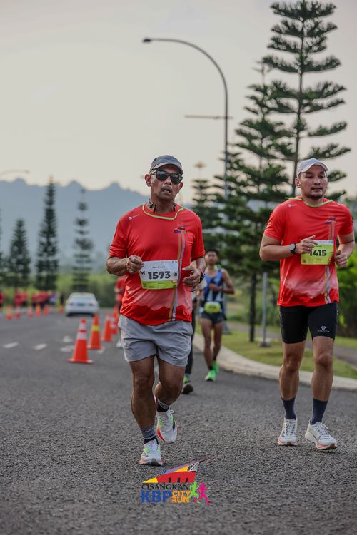 Race photo from CISANGKAN KBP CITY RUN 2025