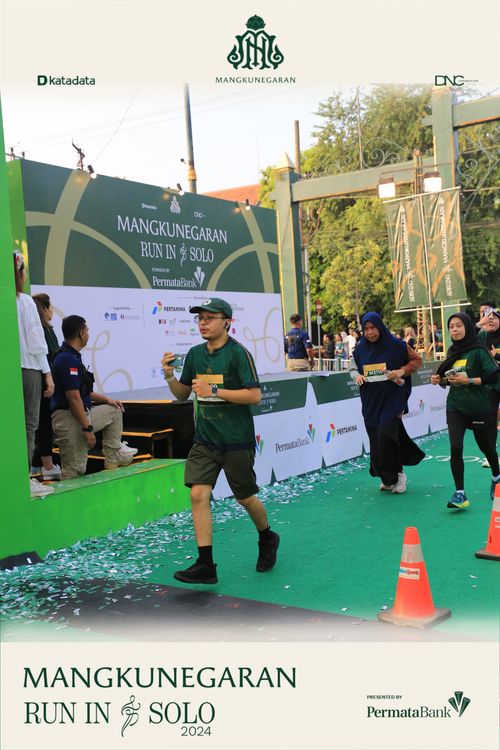 Race photo from Mangkunegaran Run 2024