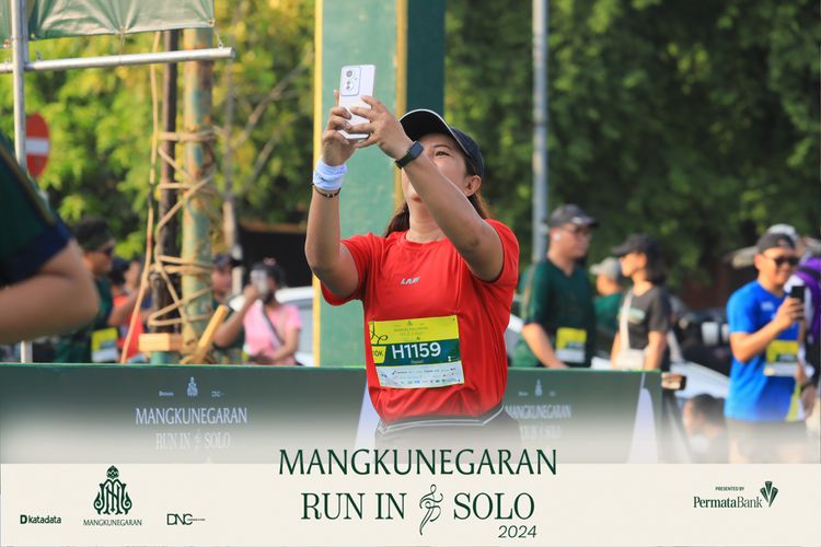 Race photo from Mangkunegaran Run 2024