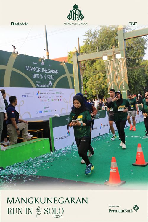 Race photo from Mangkunegaran Run 2024