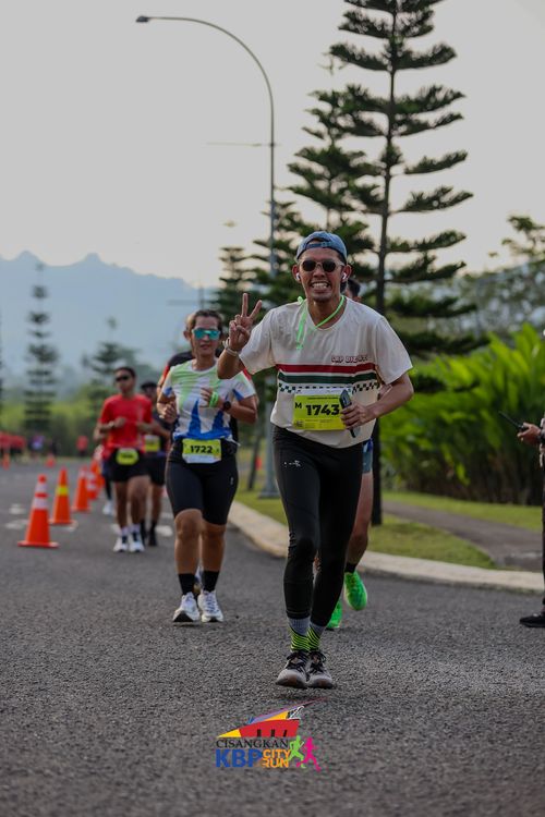 Race photo from CISANGKAN KBP CITY RUN 2025