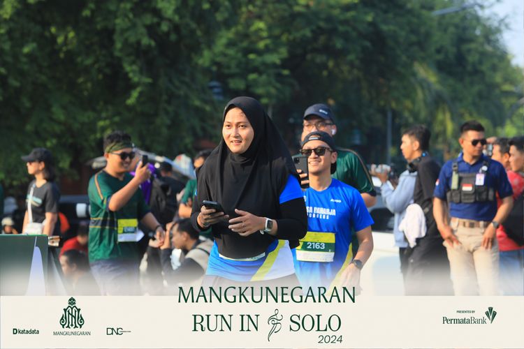 Race photo from Mangkunegaran Run 2024