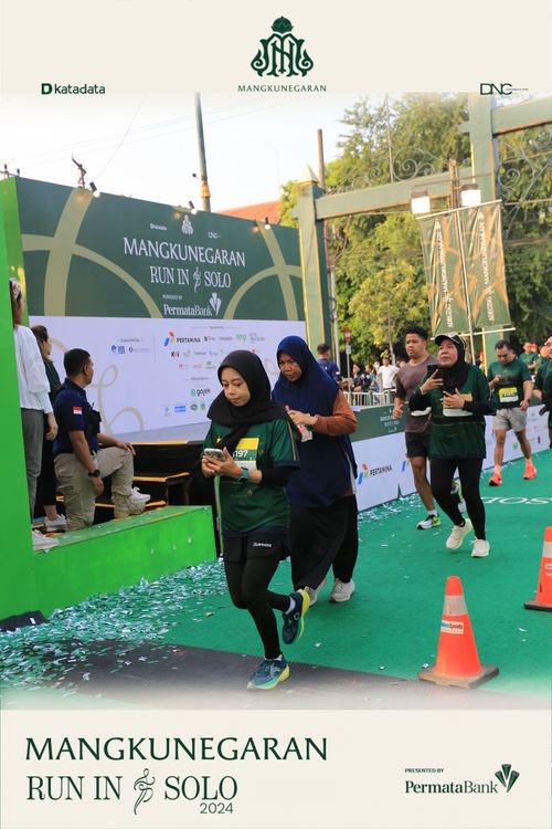 Race photo from Mangkunegaran Run 2024