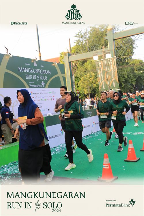 Race photo from Mangkunegaran Run 2024