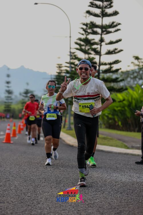 Race photo from CISANGKAN KBP CITY RUN 2025