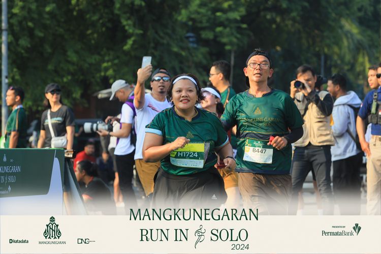 Race photo from Mangkunegaran Run 2024