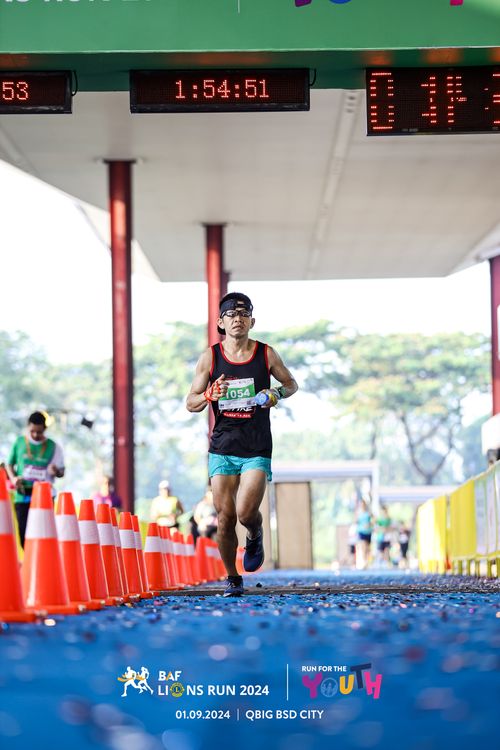 Race photo from BAF LIONS RUN 2024