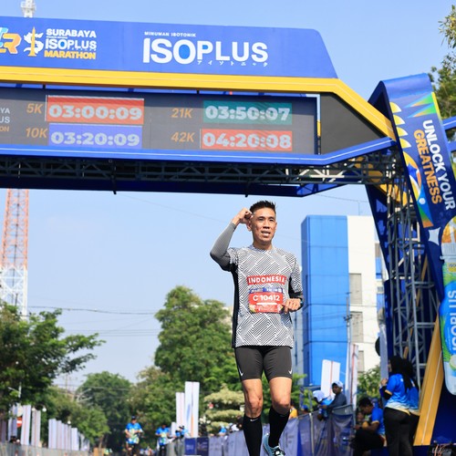 Race photo from SURABAYA ISOPLUS MARATHON 2026