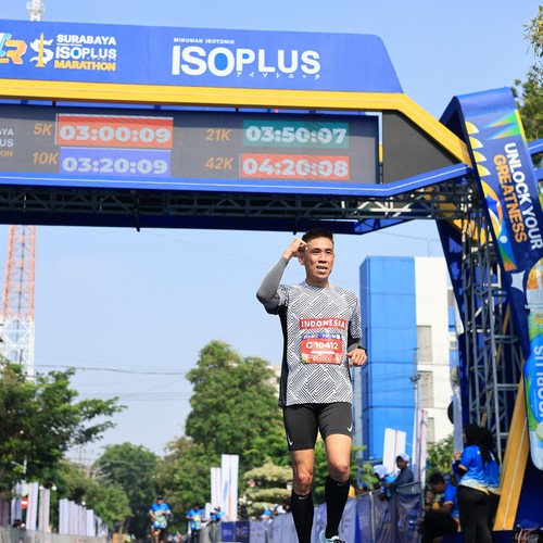 Race photo from SURABAYA ISOPLUS MARATHON 2026