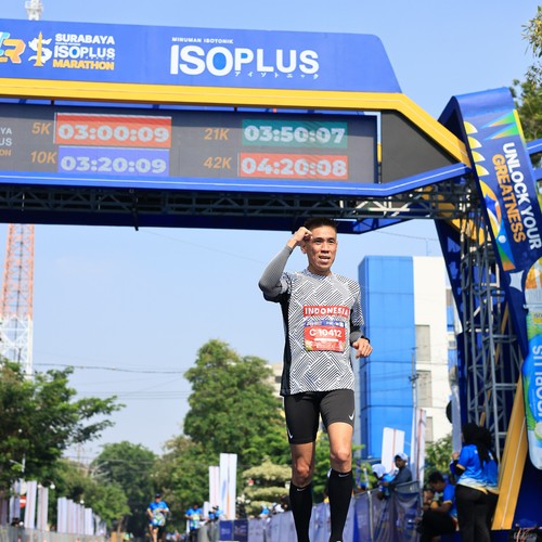 Race photo from SURABAYA ISOPLUS MARATHON 2026